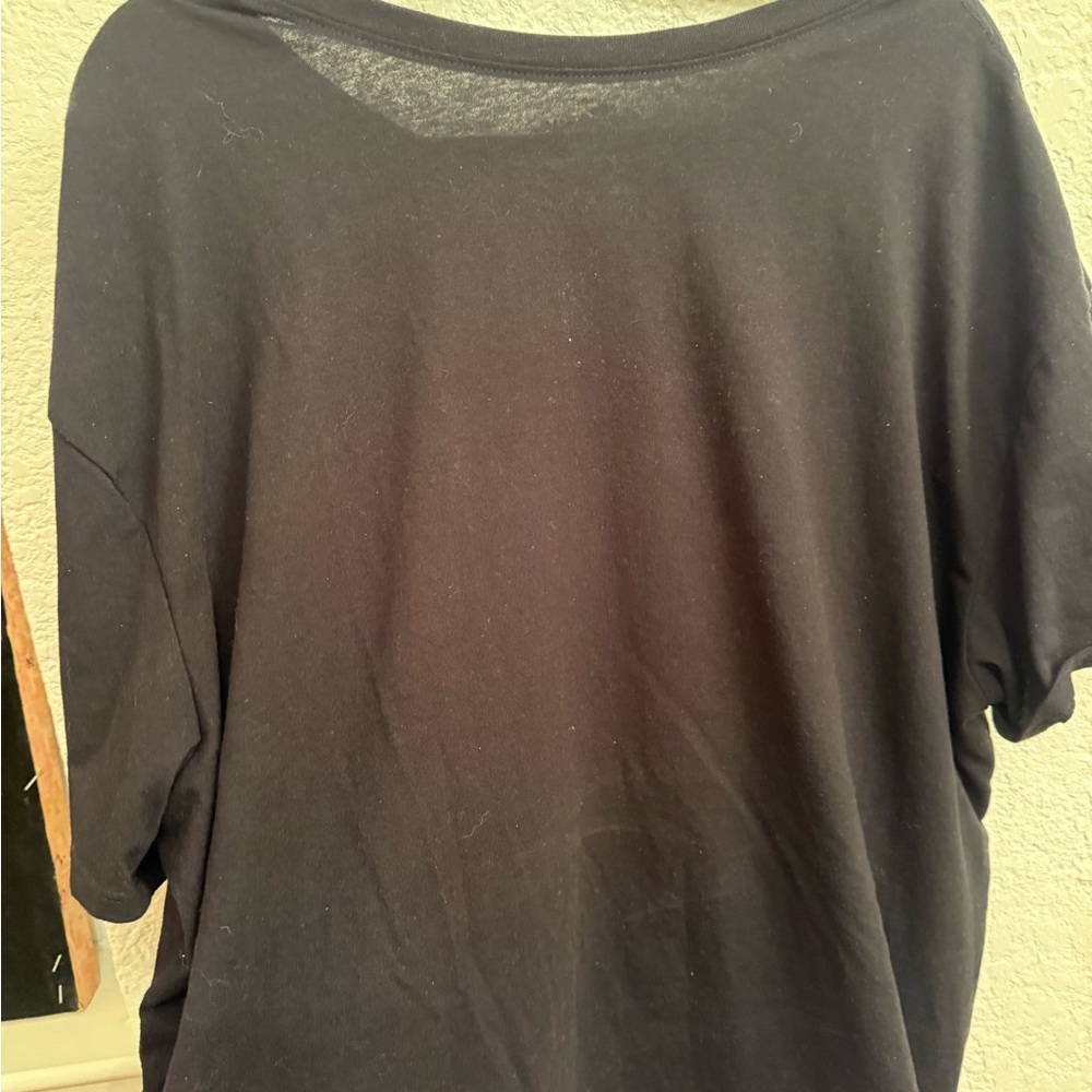 T-Shirt  Music  Glam Rock Rolling Stones Black Graphic Rhinestone. Glam and Edgy - Picture 14 of 16
